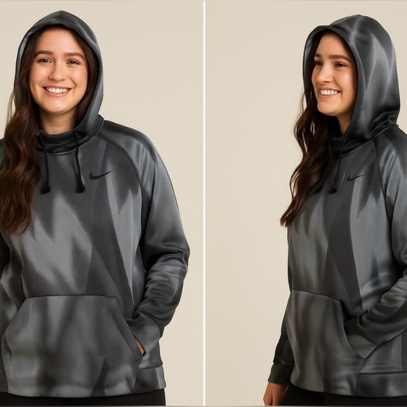 Nike Dri-FIT Women's Gray Hoodie - Picture 11 of 11